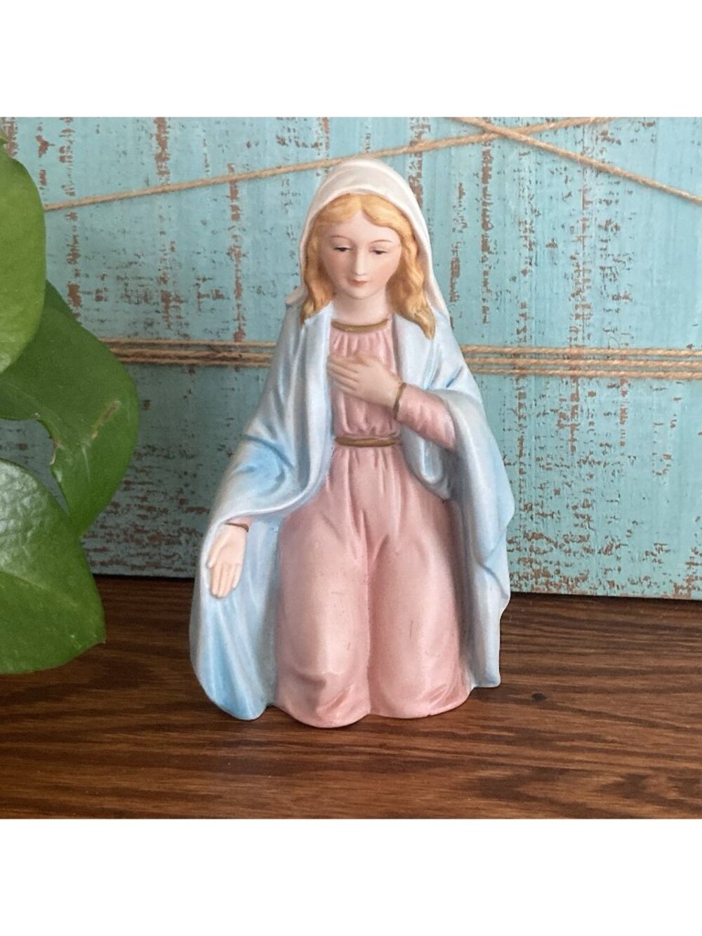 Vintage Homco #5599 Nativity Set Mary Replacement Figure READ